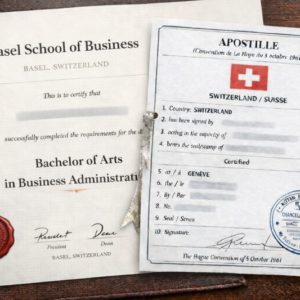 Apostille for Basel School of Business