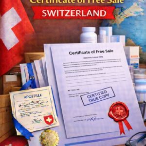 Certifie apostille for Certificate of Free Sale Switzerland
