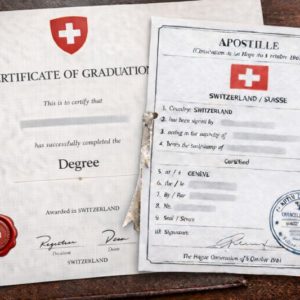 Apostille for Swiss Certificate of Graduation