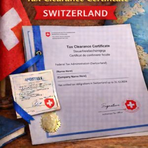 Clearance apostille for Tax Clearance Certificate Switzerland