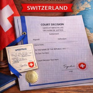Court apostille for Court Decision Switzerland