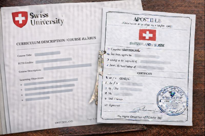 Apostille for Swiss Curriculum Description