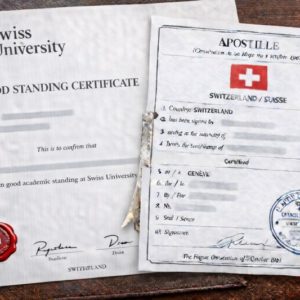 Apostille for Swiss Good Standing Certificate