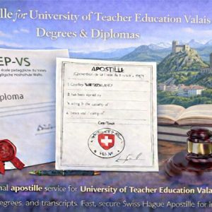 Apostille for University of Teacher Education Valais (HEP-VS)