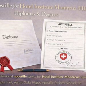 HIM Apostille for Hotel Institute Montreux (HIM)