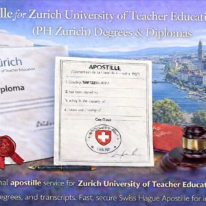 Apostille for Zurich University of Teacher Education (PH Zürich)