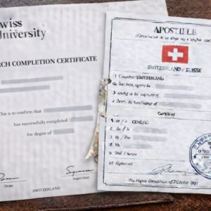 Res Apostille for Swiss Research Completion Certificate