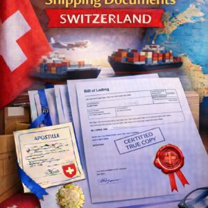 apostille for Shipping Documents Switzerland