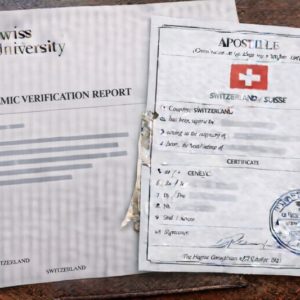Apostille for Swiss Academic Verification Report