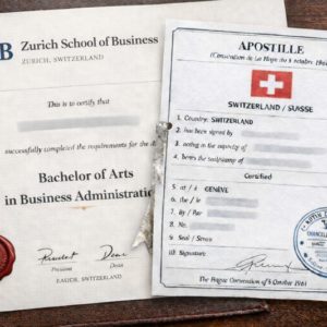 Apostille for Zurich School of Business