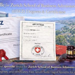 Apostille for Zurich School of Business Administration (HWZ)