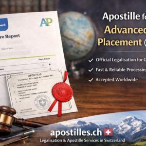 Apostille for Advanced Placement (AP)