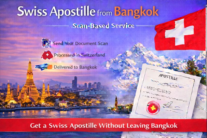 Swiss Apostille from Bangkok