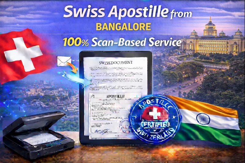 Swiss Apostille from Bangalore