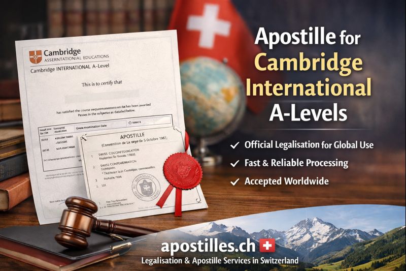 Apostille for Cambridge A-Levels