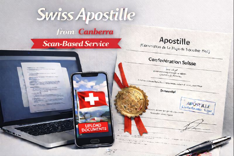 Swiss Apostille from Canberra