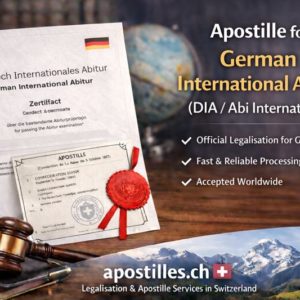 1DIA Apostille for German International Abitur