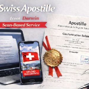 Swiss Apostille from Darwin