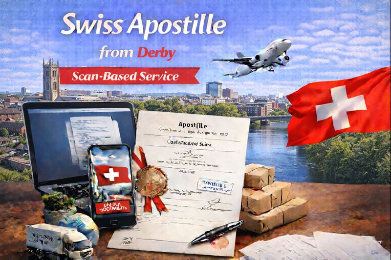 Swiss Apostille from Derby