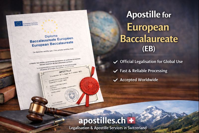 Apostille for European Baccalaureate