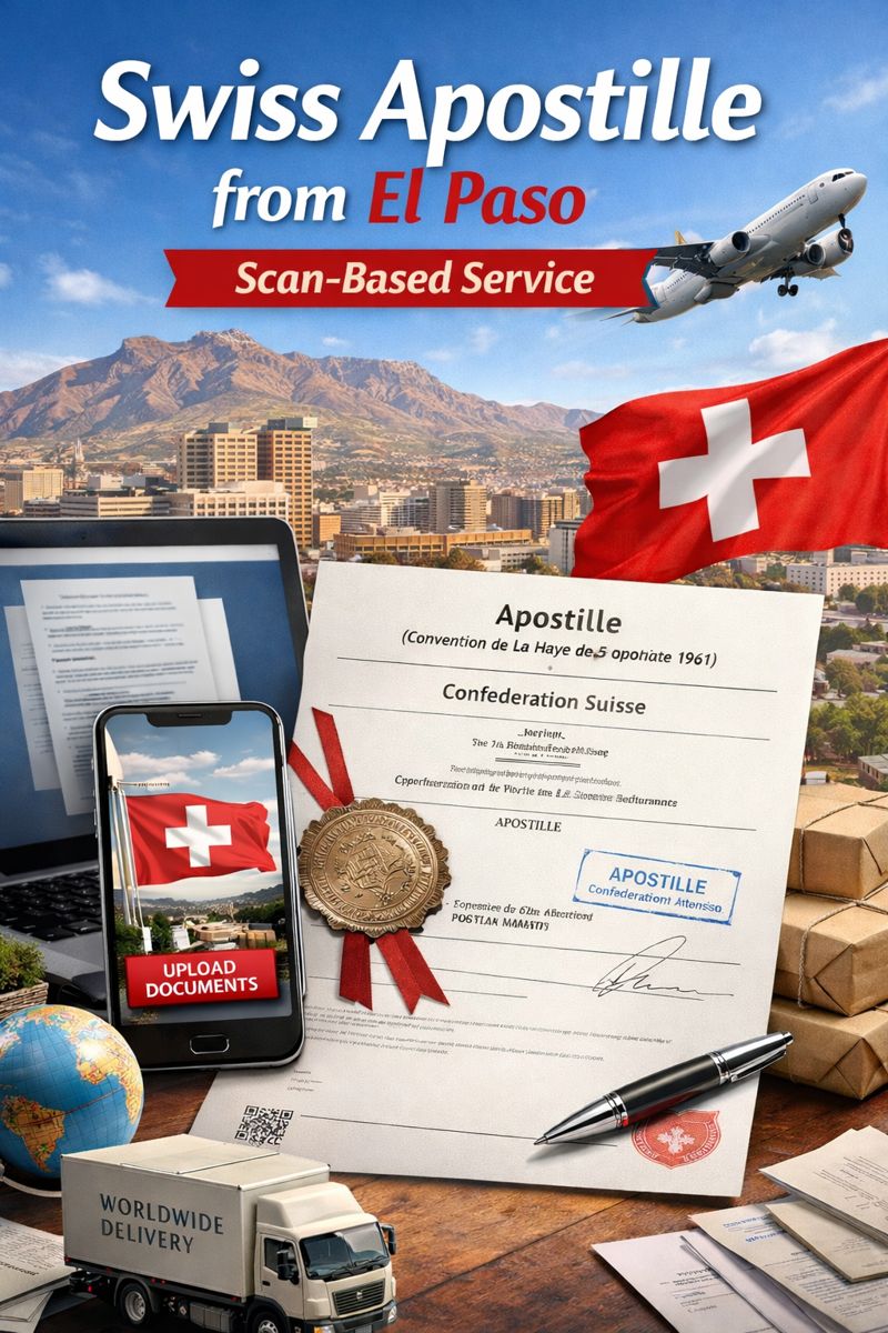 Swiss Apostille from El Paso