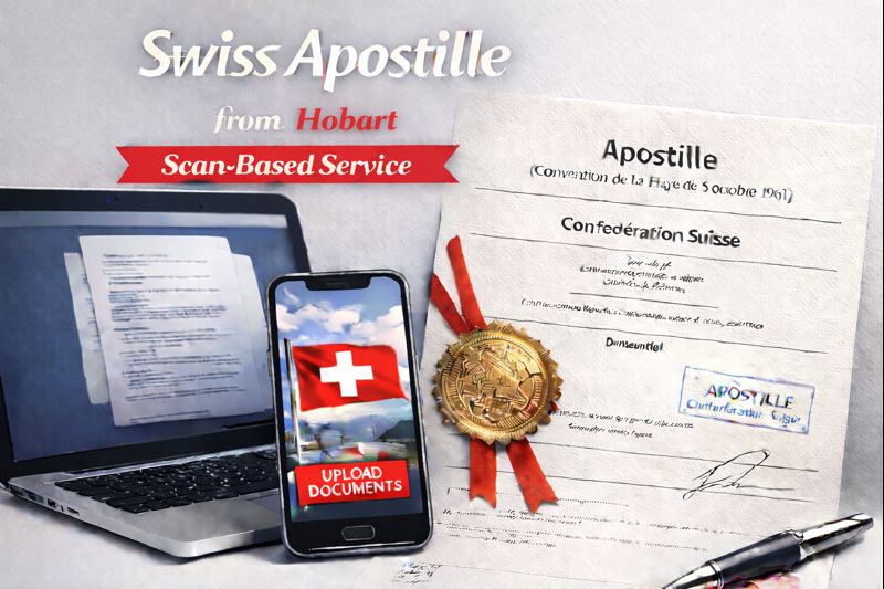 Swiss Apostille from Hobart