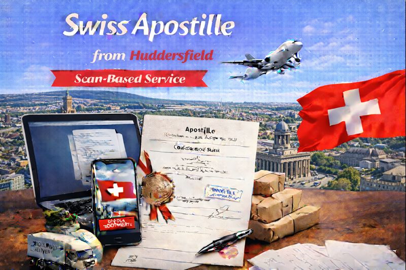 Swiss Apostille from Huddersfield