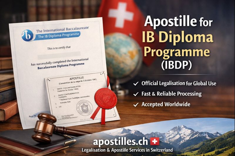 Apostille for IB Diploma Programme