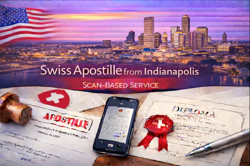 Swiss Apostille from Indianapolis