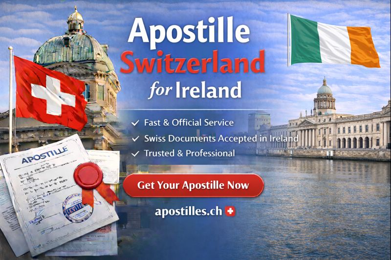 Apostille Switzerland for Ireland