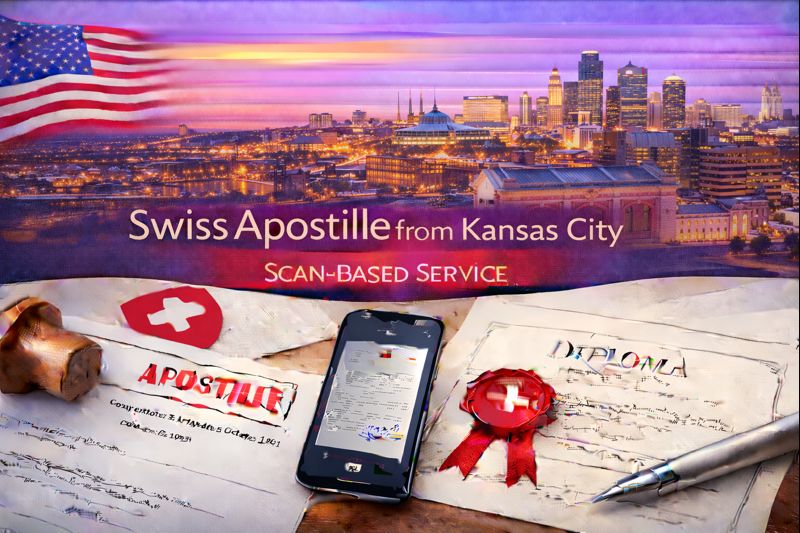 Swiss Apostille from Kansas City