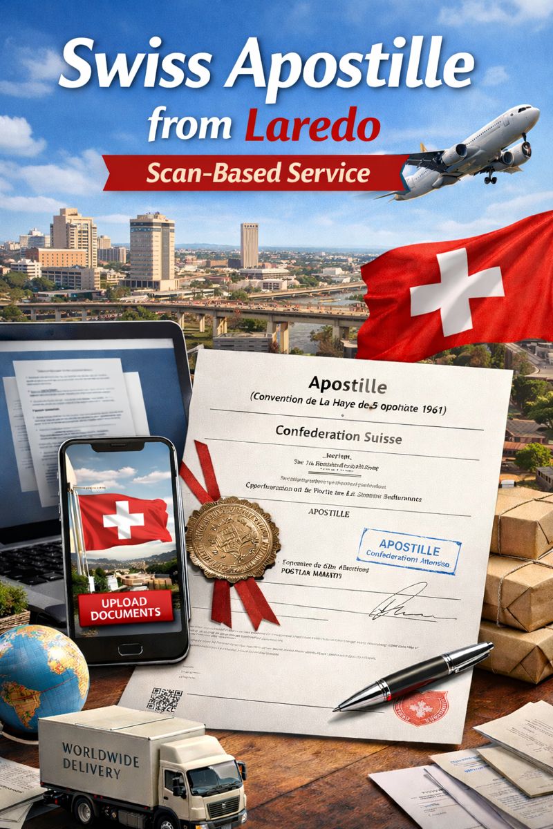 Swiss Apostille from Laredo