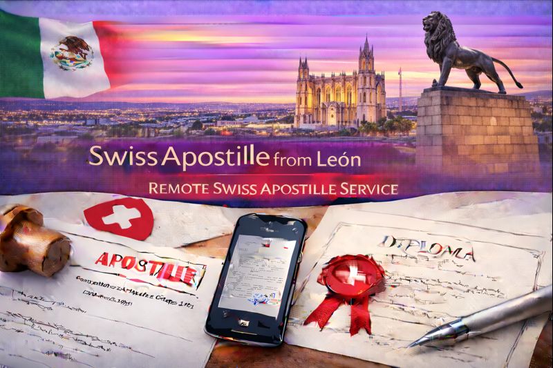Swiss Apostille from León