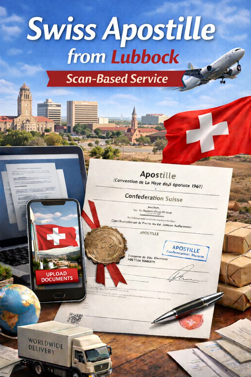 Swiss Apostille from Lubbock