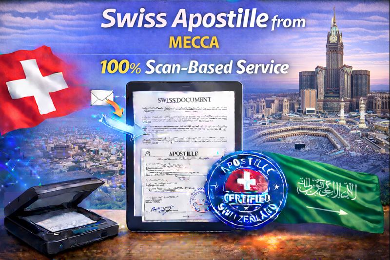 Swiss Apostille from Mecca