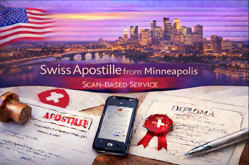 Swiss Apostille from Minneapolis