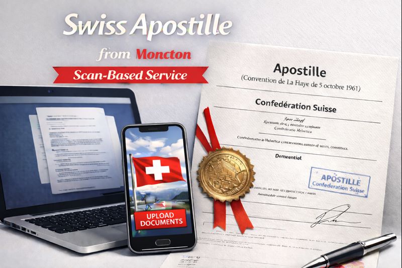 Swiss Apostille from Moncton