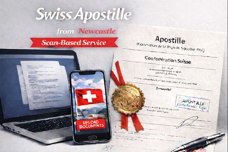 Swiss Apostille from Newcastle