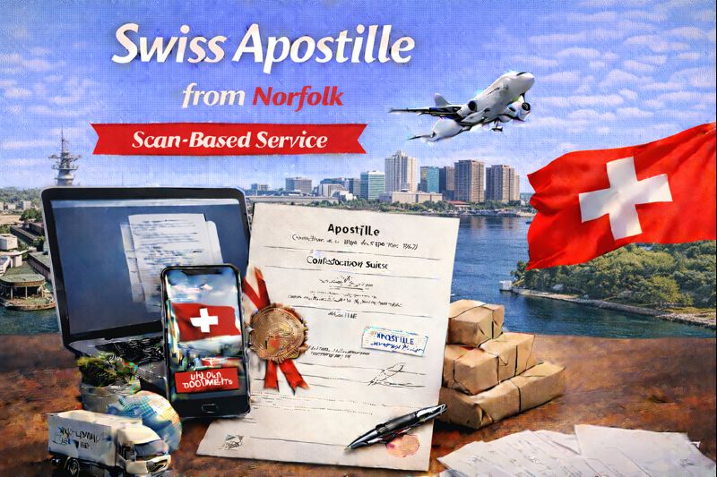 Swiss Apostille from Norfolk