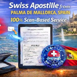 1Palma Swiss Apostille from Palma de Mallorca