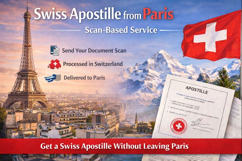 Swiss Apostille from Paris