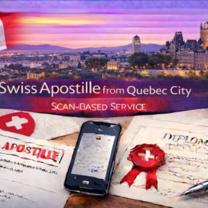 1Quebec Swiss Apostille from Quebec City