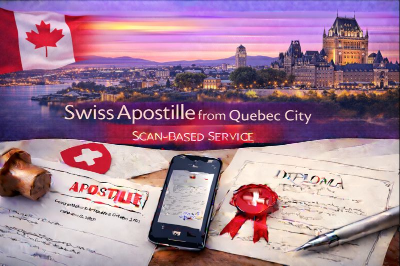 Swiss Apostille from Quebec City