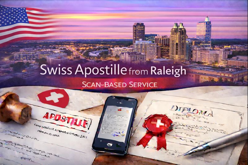 Swiss Apostille from Raleigh