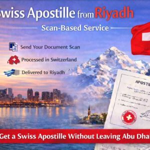 1Riyad Swiss Apostille from Riyadh