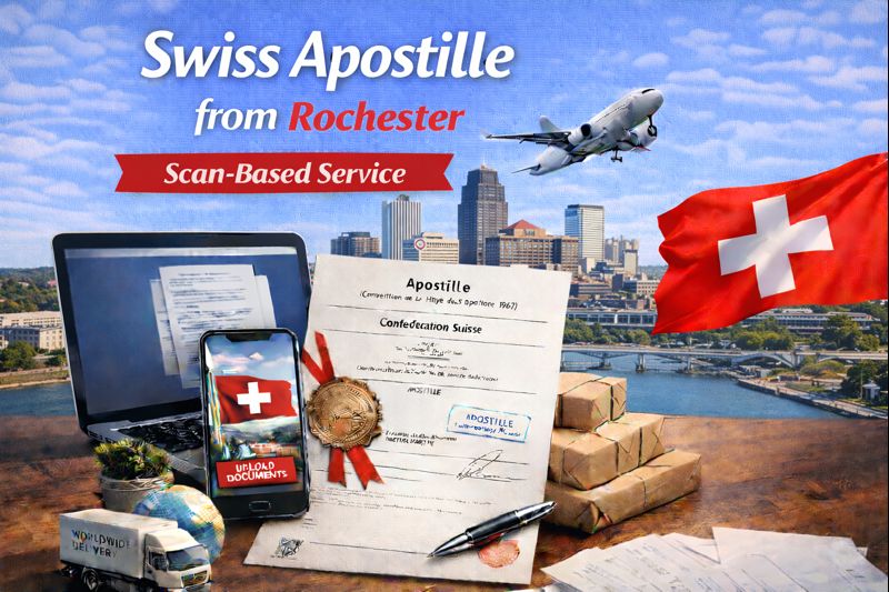 Swiss Apostille from Rochester