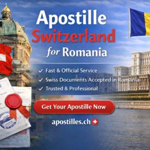 1Romania Apostille Switzerland for Romania