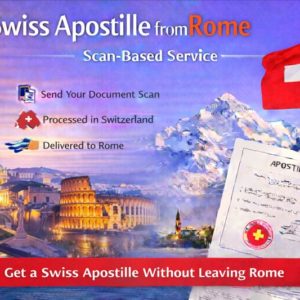 1Rome Swiss Apostille from Rome