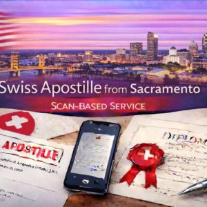 1Sacramento Swiss Apostille from Sacramento