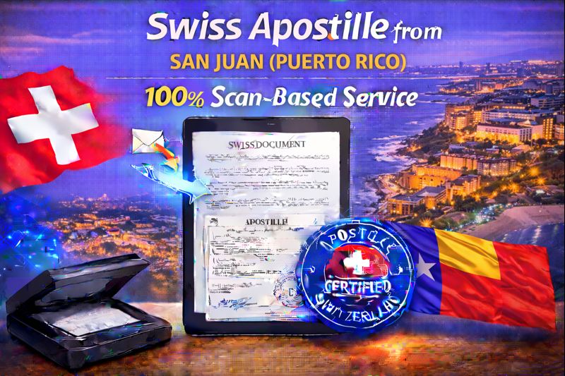 Swiss Apostille from San Juan Puerto Rico